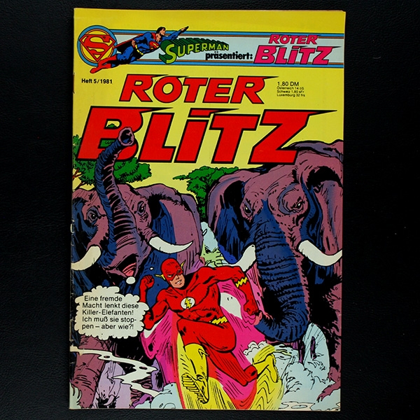 Roter Blitz Nr. 5 1981 Comic Ehapa