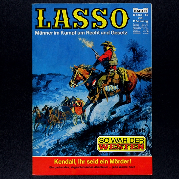 Lasso Nr. 66 Bastei Comic