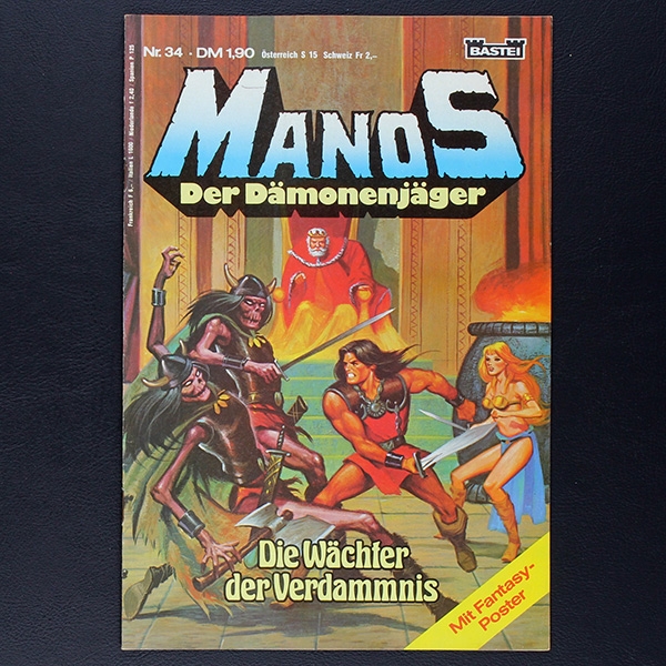 Manos Nr. 34 Bastei Comic