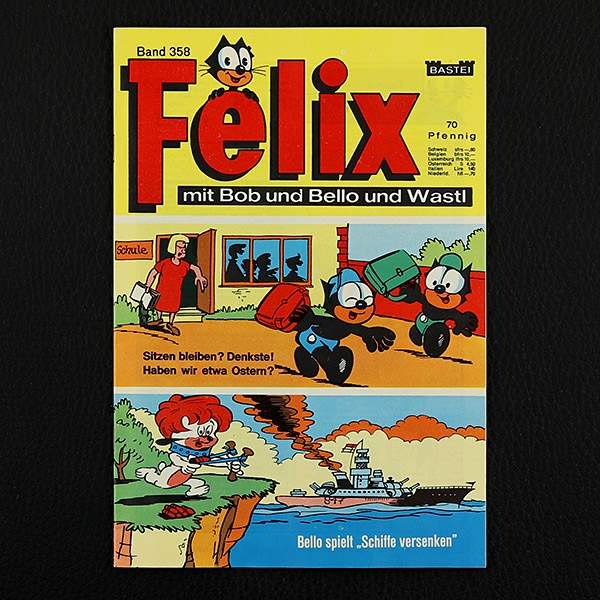 Felix mit Bob und Bello und Wastl Nr. 358 Bastei Comic