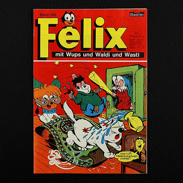 Felix mit Wups und Waldi und Wastl Nr. 395 Bastei Comic