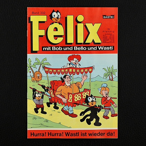 Felix mit Bob und Bello und Wastl Nr. 332 Bastei Comic