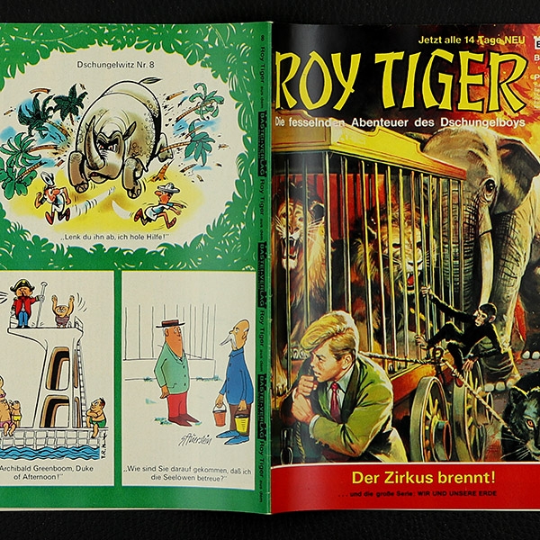 Roy Tiger Nr. 8 Bastei Comic