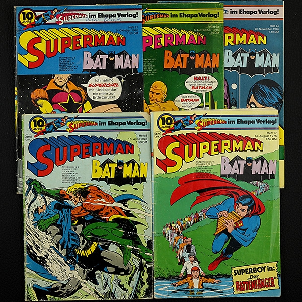 Superman Konvolut 5 Comics Ehapa Comic