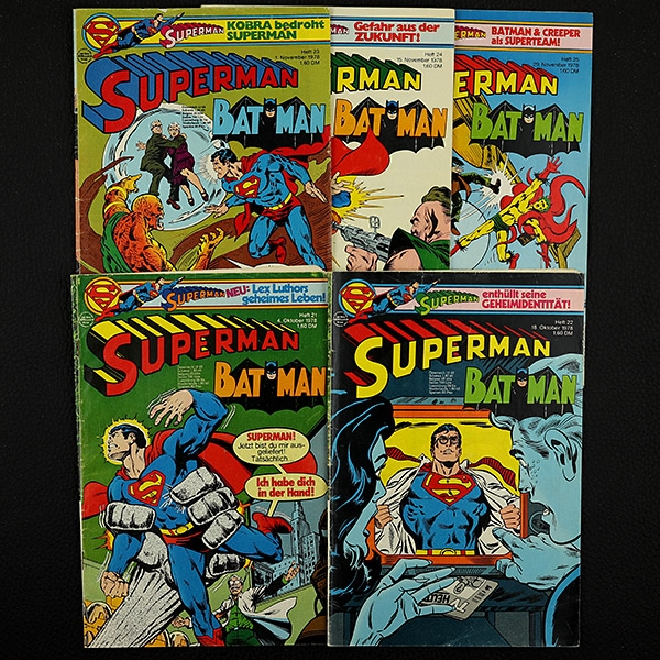 Superman Konvolut 5 Comics Ehapa Comic