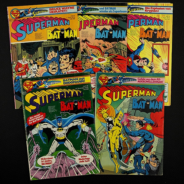 Superman Konvolut 5 Comics Ehapa Comic