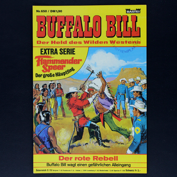 Buffalo Bill Nr. 650 Bastei Comic