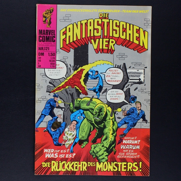 Die Fantastischen Vier Nr. 121 Williams Comic