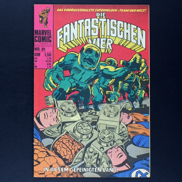 Die Fantastischen Vier Nr. 81 Williams Comic