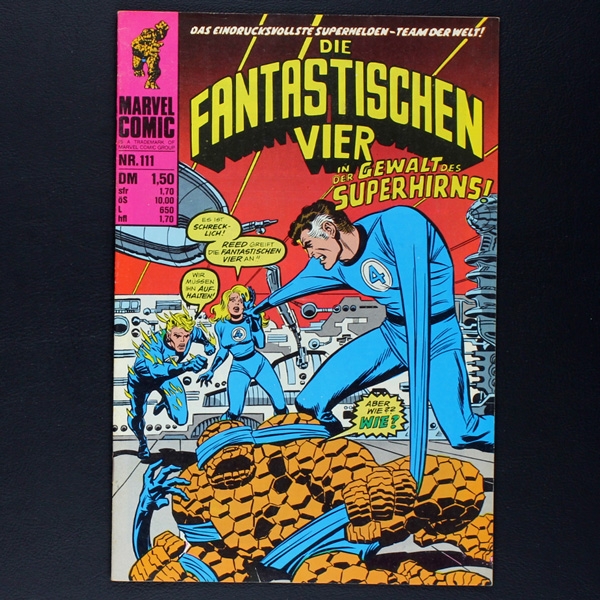 Die Fantastischen Vier Nr. 111 Williams Comic