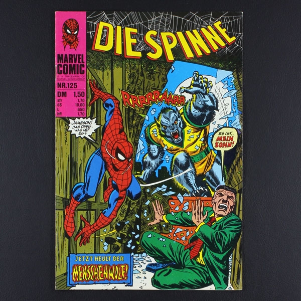 Die Spinne Nr. 125 Williams Comic