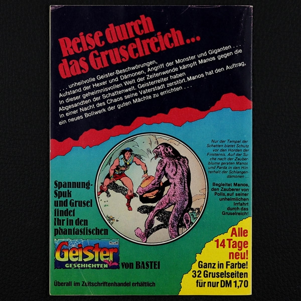 Geister Geschichten Nr. 6 Bastei Comic