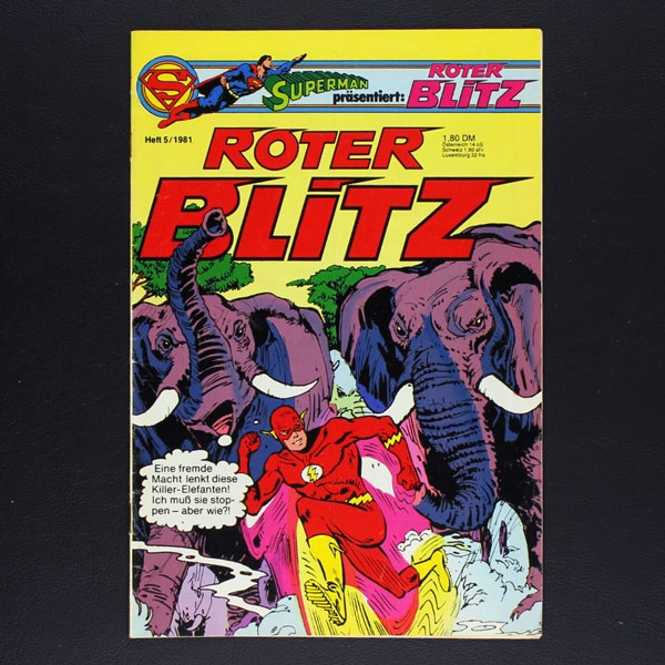 Roter Blitz Nr. 5 / 1981 Ehapa Comic