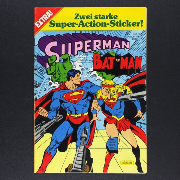 Superman Nr. 18 Comic Ehapa Jahrgang 1984