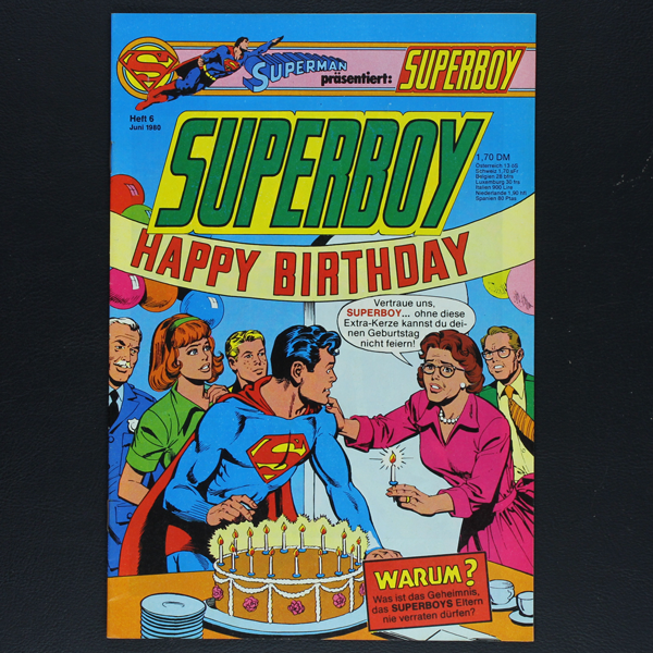 Superboy Nr. 6 1980 Comic Ehapa