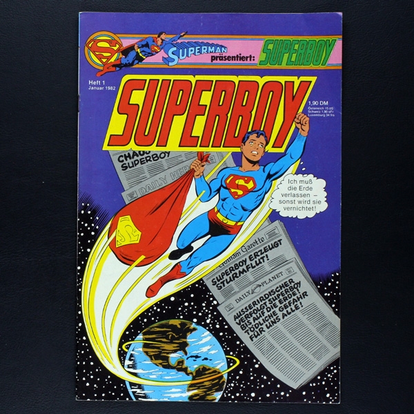 Superboy Nr. 1 1982 Comic Ehapa