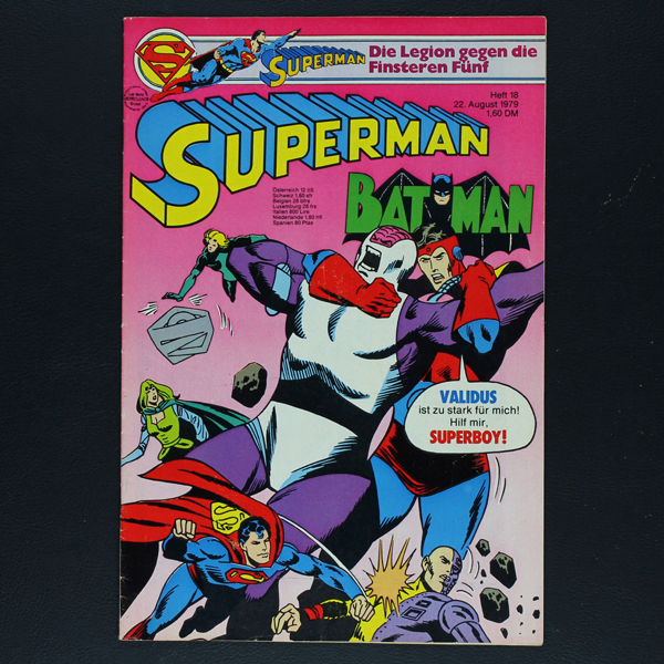 Superman Comic Nr. 18 1979 Comic Ehapa