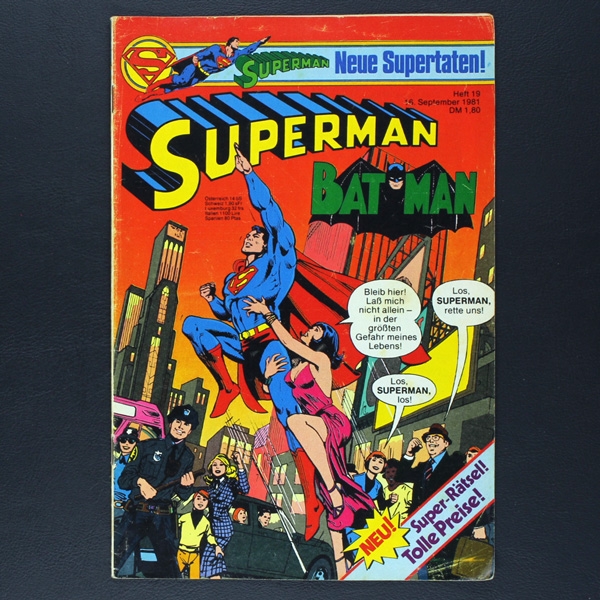 Superman Comic Nr. 19 1981 Comic Ehapa