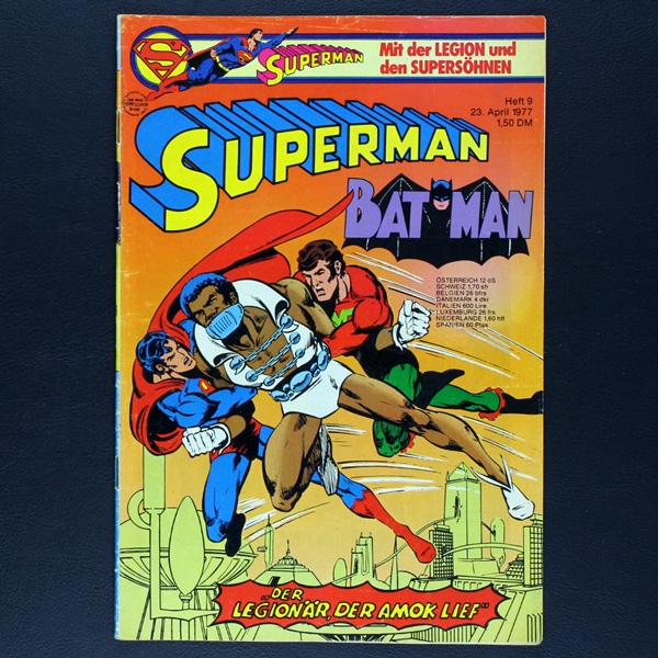 Superman Comic Nr. 9 1977 Comic Ehapa