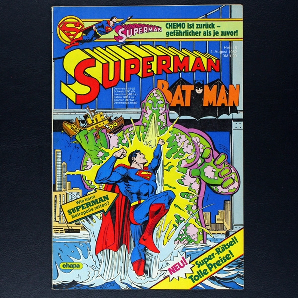 Superman Comic Nr. 16 1982 Comic Ehapa