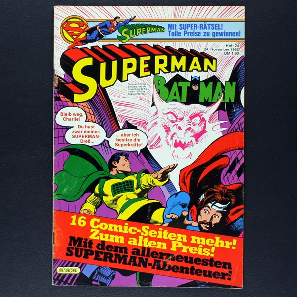 Superman Comic Nr. 24 1982 Comic Ehapa