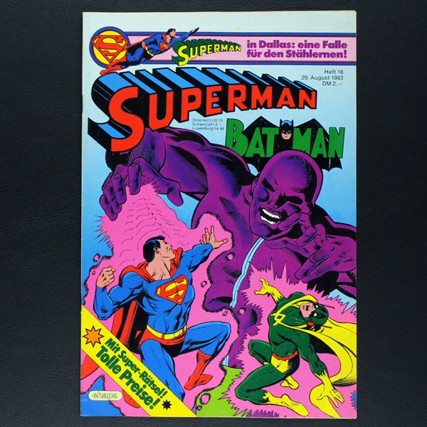 Superman Comic Nr. 18 1983 Comic Ehapa