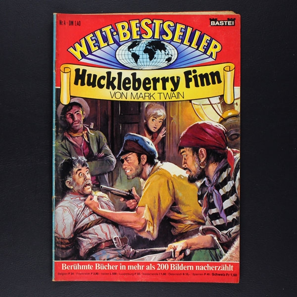 Huckleberry Finn Nr. 4 Weltbestseller Bastei Comic